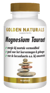 Golden Naturals Magnesium tauraat