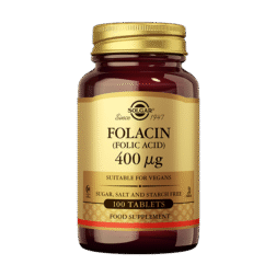 Solgar Folacin 400 µg (Foliumzuur)
