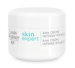 Louis Widmer skinexpert AHA Crème Intensief 10 % pH 3,5 50 ml ongeparfumeerd