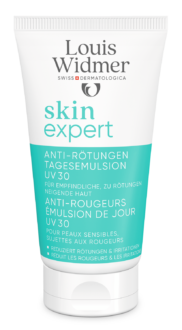 Louis Widmer skinexpert Anti-Roodheid Dagemulsie UV 30 50 ml ongeparfumeerd