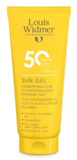 Louis Widmer Sun Gel F50 100 ml ongeparfumeerd
