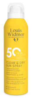 Louis Widmer Clear & Dry Sun Spray 50 200 ml licht geparfumeerd