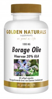 Golden Naturals Borage Olie 60 caps.