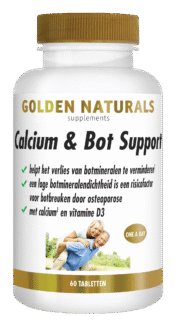 Golden Naturals Calcium & bot support 60 tab.