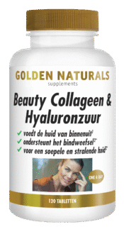 Golden Naturals Beauty Collageen & Hyaluronzuur 60 tabletten