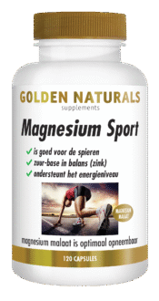Golden Naturals Magnesium sport 120  caps.