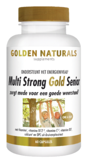 Golden Naturals Multi Strong Gold Senior vegetarische caps.