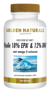 Golden Naturals Visolie 18 EPA & 12 DHA 180 softgel caps