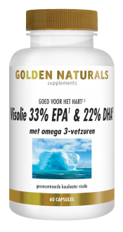 Golden Naturals Visolie EPA 33% / DHA 22% 60 caps.