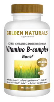 Golden Naturals Vitamine B complex 180 tab.