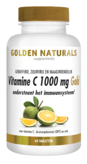 Golden Naturals Vitamine C 1000 Gold 180 veganistische tabl