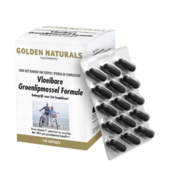 Golden Naturals Vloeibare Groenlipmossel 120 caps.