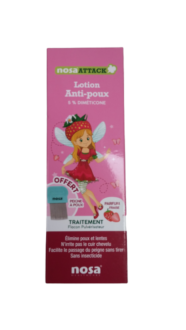Nosa Attack Anti-Luizen Lotion Aardbei 100 ml