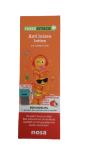 Nosa Attack Anti-Luizen Lotion Perzik 100 ml