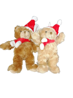 Teddykompaniet Pontus met kerstmuts +/- 20 cm