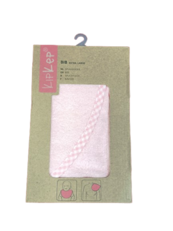 KipKep Bib xl spuugdoek Huggy Pink