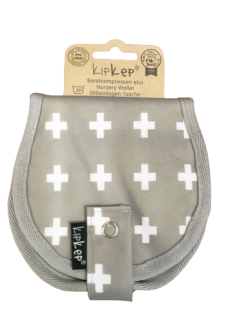 KipKep Napper Borstkompressen Etuitje Crossy Grey