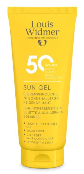 Louis Widmer Sun Gel F50 100 ml