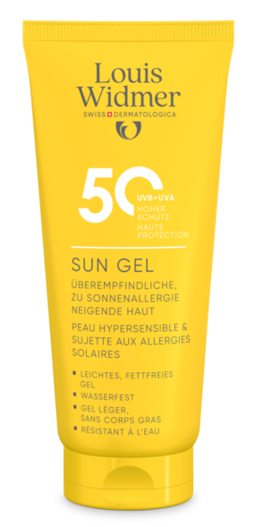 Louis Widmer Sun Gel F50 100 ml