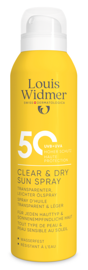 Louis Widmer Clear & Dry Sun Spray 50 200 ml