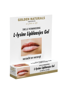 Golden Naturals L-Lysine+ Lipblaasjes Gel 15 ml.