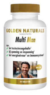 Golden Naturals Multi man 60 tab.