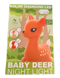 Nachtlampje hert color changing led