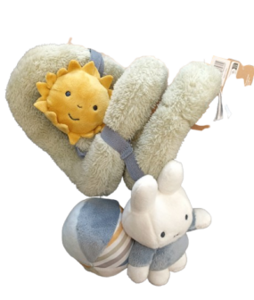 Nijntje Miffy Fluffy Boxspiraal groen