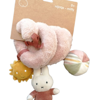 Nijntje Miffy Fluffy Boxspiraal roze