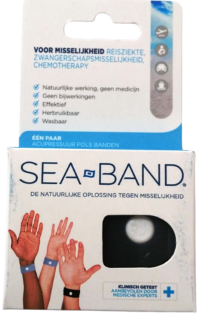 Sea Band Voor Volwassenen Tegen Reisziekte 2 st.