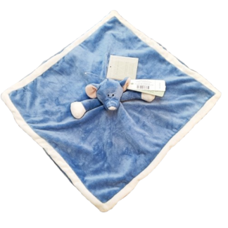 Teddykompaniet Diinglisar knuffeldoek olifant denim