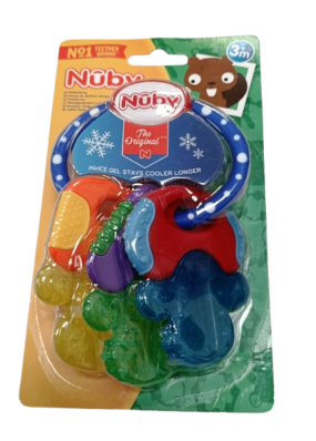 Nûby bijtspeeltje Koelbijtsleutels - blauw - 3m+