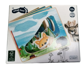Small Foot Houten boekje interactief boslandschap