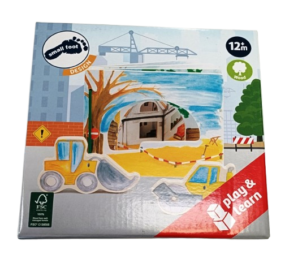 Houten Prentenboek interactief Bouwplaats