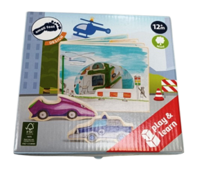 Small Foot Houten boekje interactief politie