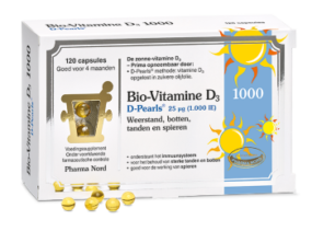 Pharma Nord Bio vitamine D3 25mcg 1000IE 120 capsules