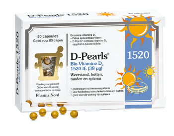 Pharmanord Bio vitamine D3 38 mcg 80 capsules